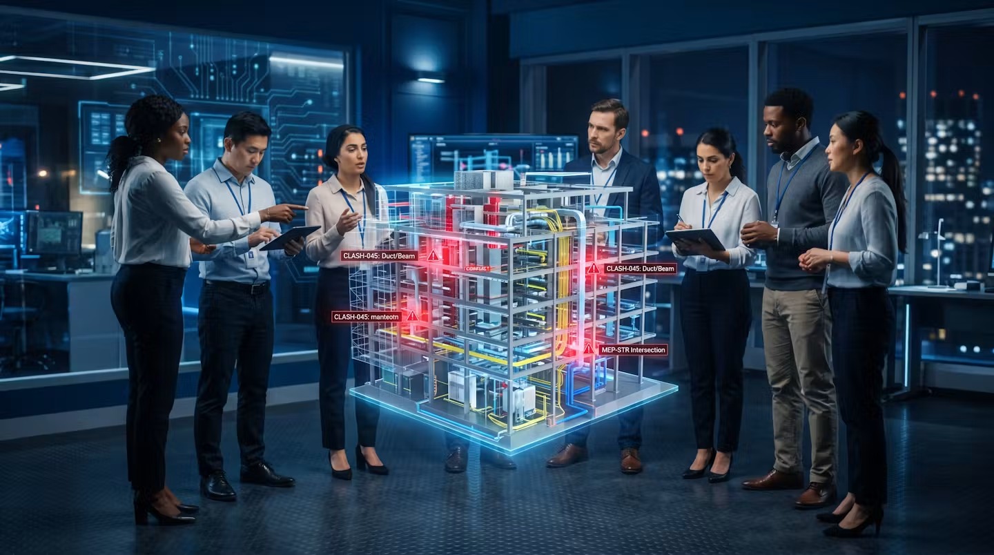 Coordinación BIM y detección de interferencias